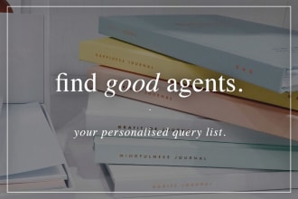 create a personalised literary agents list for you