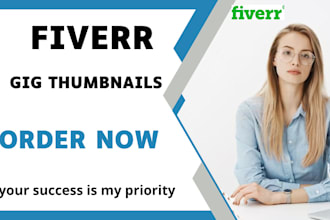 be your fiverr gig image expert and youtube thumbnail maker