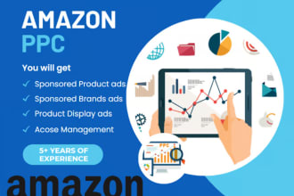 be your amazon ppc expert to maximize sales profits with amazon ads