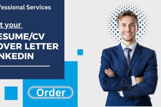 write a professional CV, resume, cover letters, and linkedin