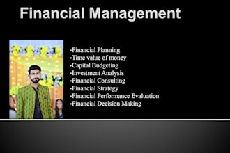 do all the work related to financial management and financial planning