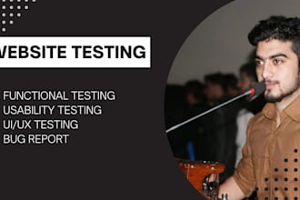 test your website or apps functionality, usability and more