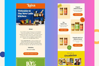 design a professional HTML email template or newsletter