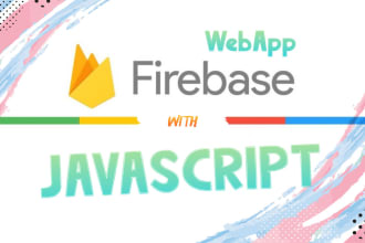 code firebase web app with javascript firestore