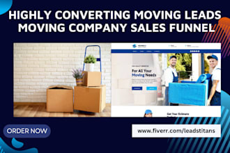 generate moving leads moving company leads logistics leads movers lead funnel