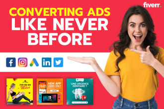 design instagram post, google ads, facebook ad creatives