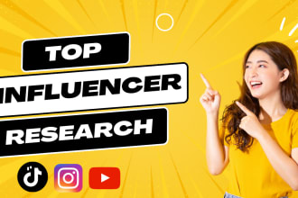 research best social media influencer for influencer marketing shoutout