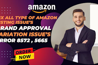 fix any amazon listing errors, variation issue ,brand issues