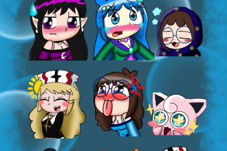 draw twitch and discord emotes