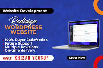 rebuild, revamp wordpress website for your business