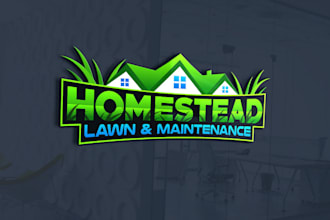create a creative landscape, farm, eco, agriculture and lawn care logo