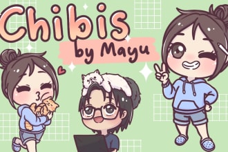 create cute chibi art