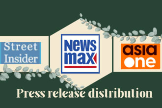 write and distribute press release to premium media sites