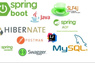 create high quality java, spring boot, spring mvc or restapi projects