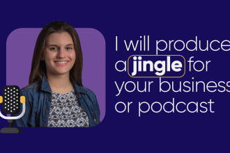 produce a custom jingle for your brand or podcast