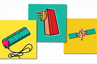 do creative pop art illustrations