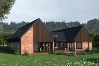 model and render exterior project with high quality render