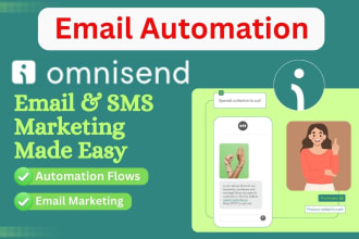 setup omnisend email marketing automation flows, campaign