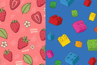 design seamless repeat patterns for textile prints