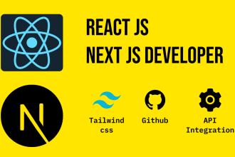 do website development figma to next js react js developer