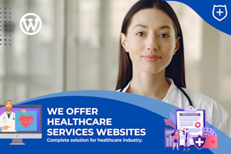 design medical and healthcare website