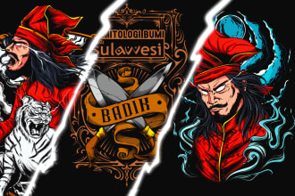 make your illustration merchandise with my style