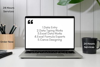 do microsoft office excel, word and data entry projects