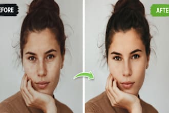 retouch headshots and portrait photos professionally