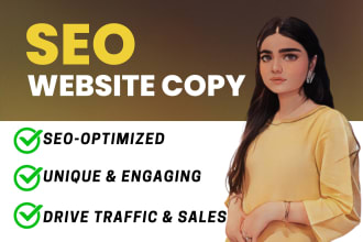 do SEO website content writing or website copywriting for your website copy