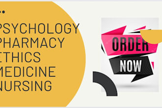 help you in nursing, medicine, pharmacy, psychology, and ethics