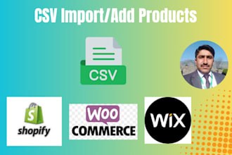 scarpe edit CSV XML file bulk import products on shopify, woocommerce, wix