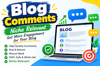 deliver 150 niche relevant blog comment  SEO backlinks