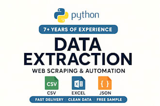 do web scraping, data mining, and build custom web bots