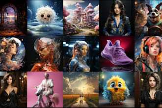 create custom midjourney ai image generate ai art and advanced ai characters