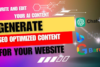 write and edit ai generated content for SEO optimization