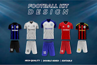 design a custom jersey for your soccer team with in 24 hours