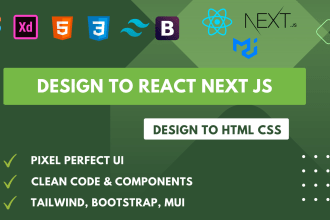 turn figma to react tailwind css bootstrap figma to html