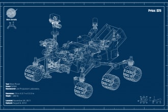 design technical nasa blueprint
