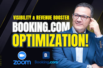 booking com listing optimization for maximum revenue