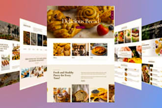 design or redesign your restaurant site,food website