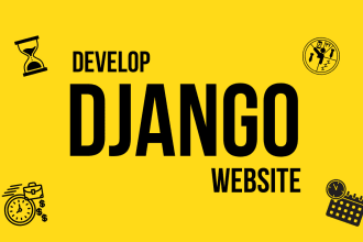 develop professional python django web application