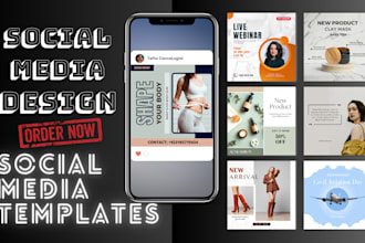 design any instagram post, trending social media posts , insta carousel