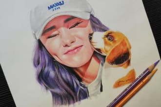draw realistic pencil sketch from photo