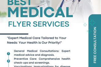 do professional business medical flyer or dental flyer