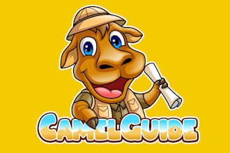 create a professional mascot character , animal cartoon logo