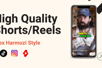 edit shorts and reels like alex hormozi style