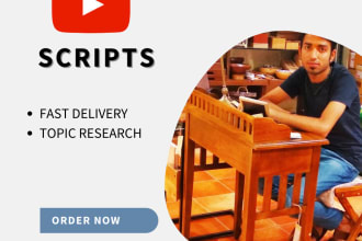 write well researched youtube script for your channel
