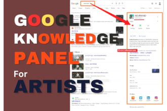 create a stunning google knowledge panel for artists
