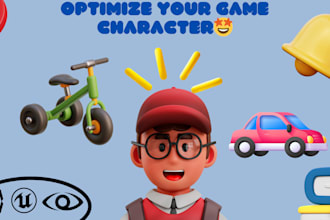 design 3d models optimized for your video game