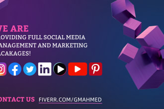 create, set up, manage, and produce engaging content for social media pages